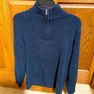Mens 3/4 zip sweater